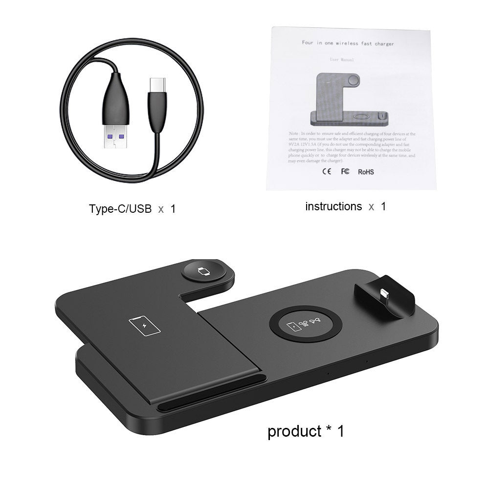 Fdgao 15W 4 In 1 Desktop Wireless Charger Fdgao 15W 4 In 1 Desktop Wireless Charger